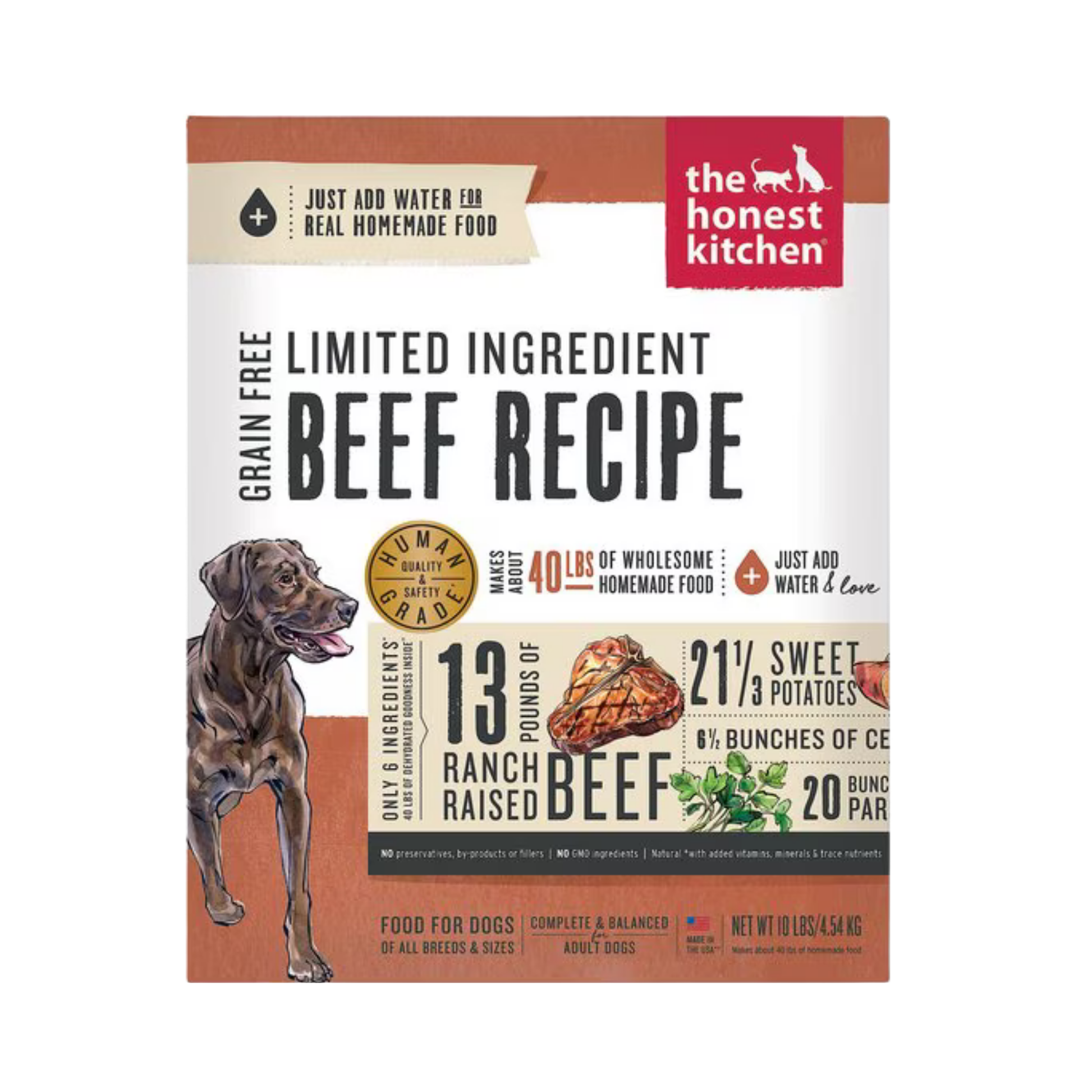 The Honest Kitchen Dehydrated Limited Ingredient Beef Dog Food