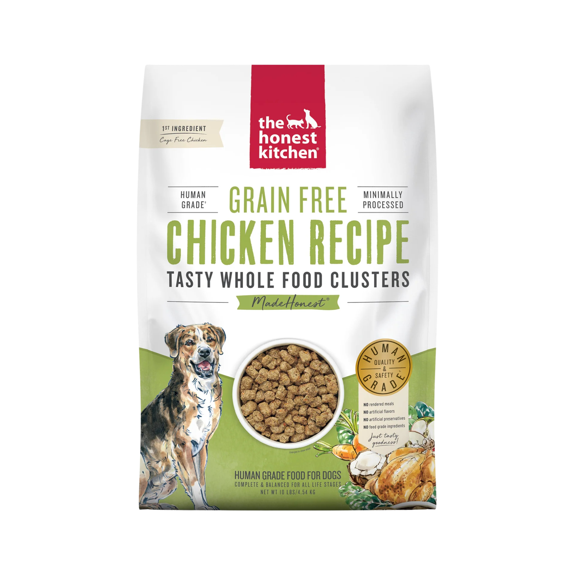 The Honest Kitchen Grain Free Chicken Clusters Dry Dog Food
