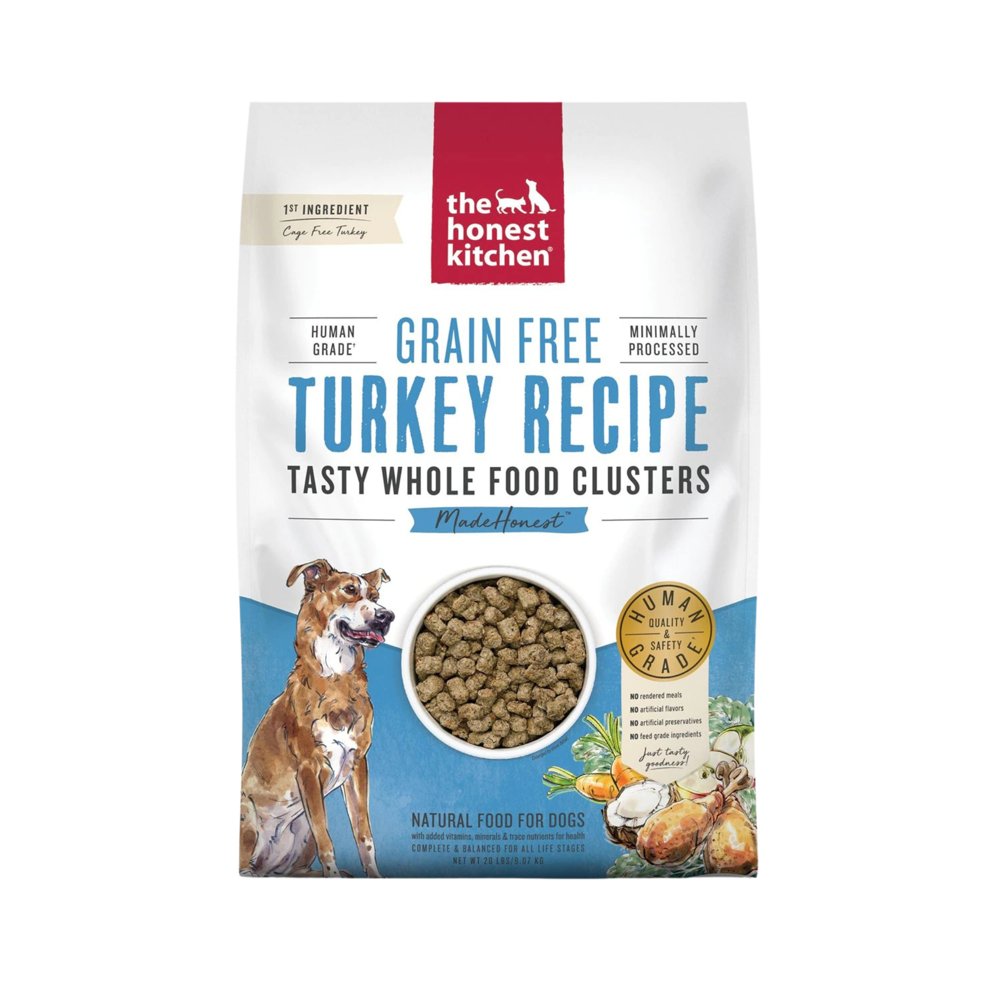 The Honest Kitchen Grain Free Turkey Clusters Dry Dog Food