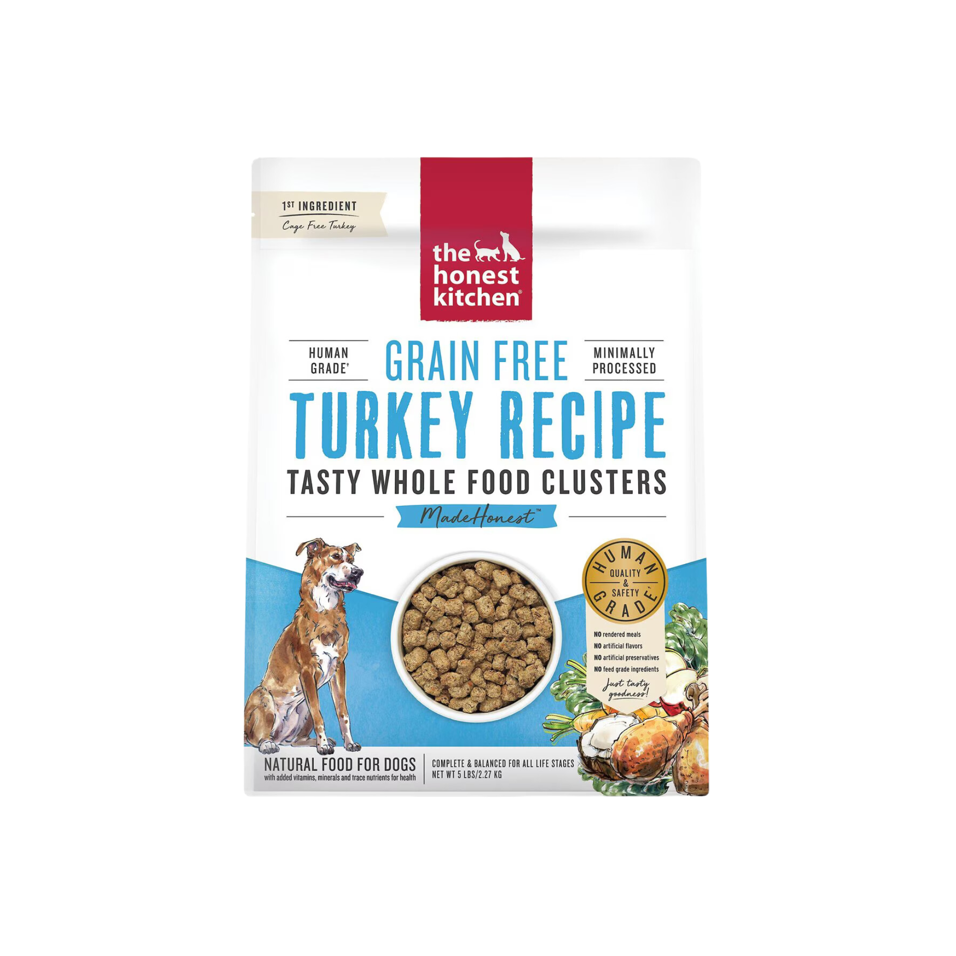 The Honest Kitchen Grain Free Turkey Clusters Dry Dog Food
