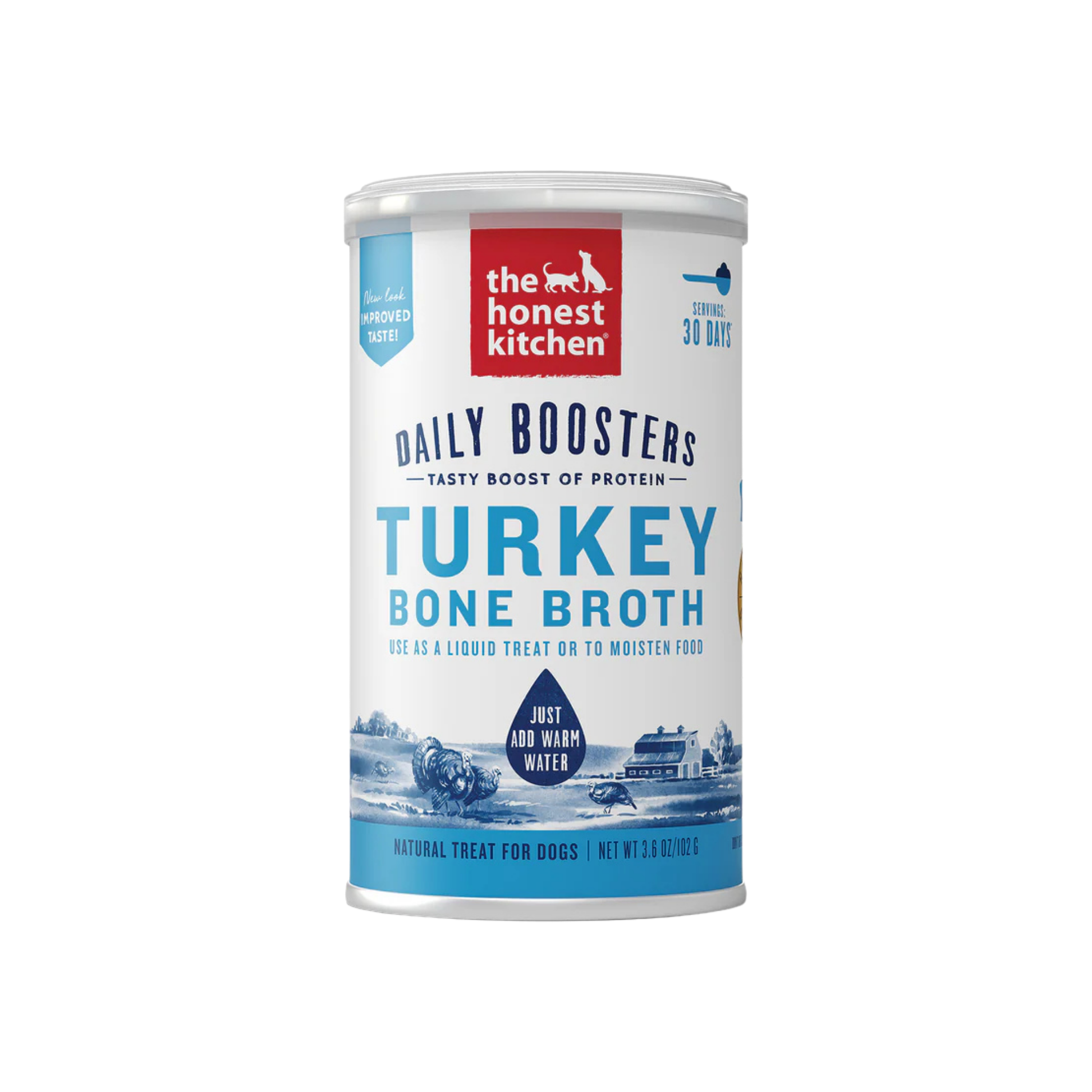 The Honest Kitchen Instant Turkey Bone Broth with Turmeric