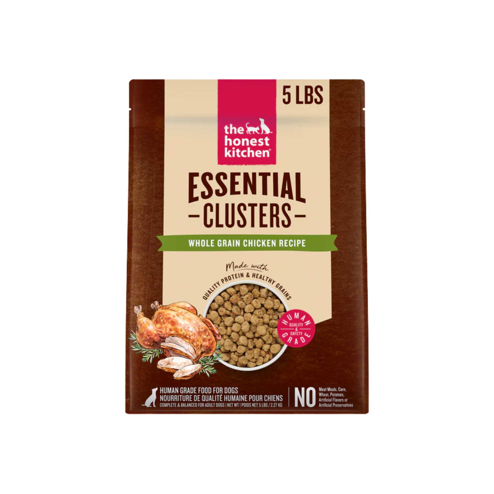 The Honest Kitchen Whole Grain Chicken Essential Clusters Dry Dog Food