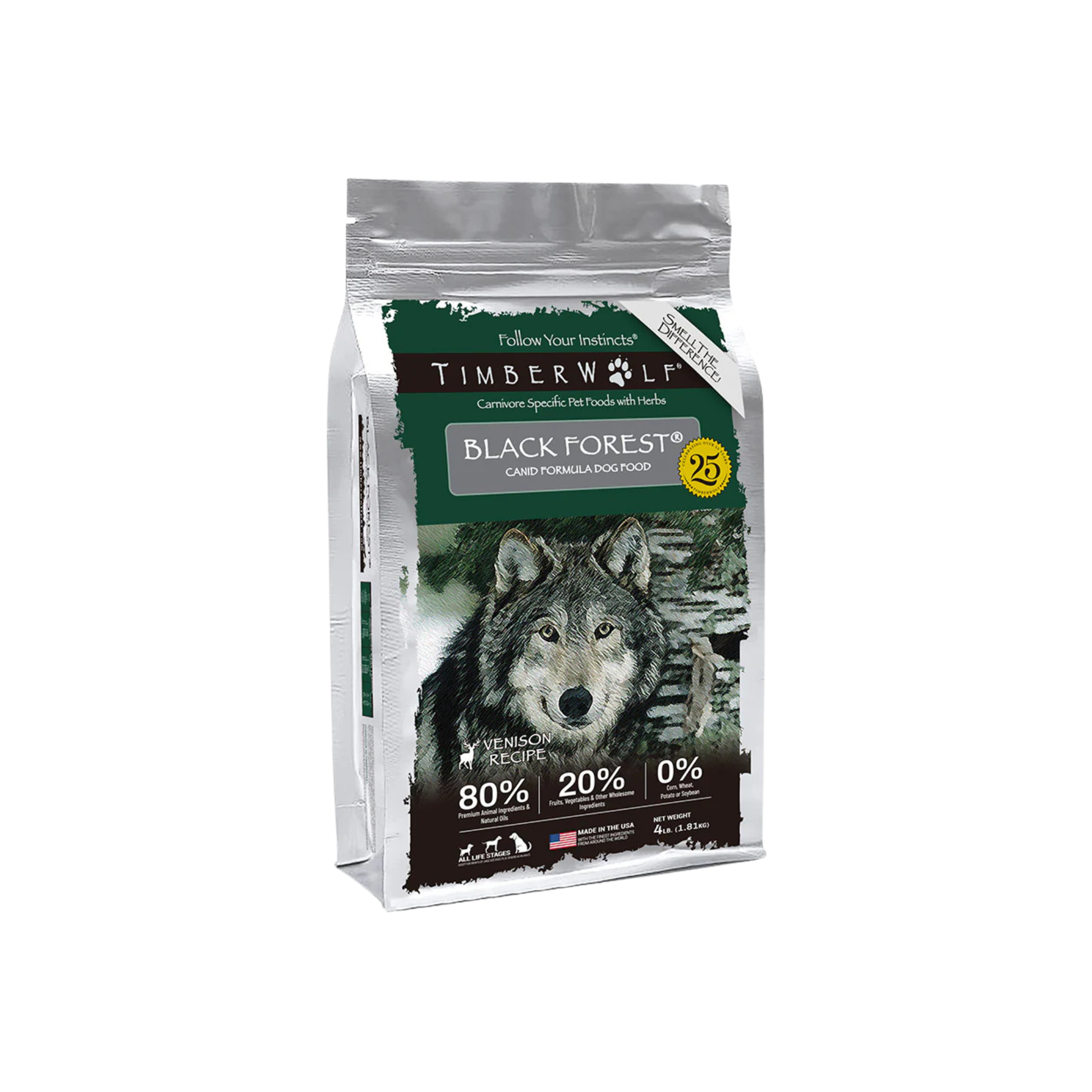 Timberwolf Black Forest Venison Recipe Dry Dog Food