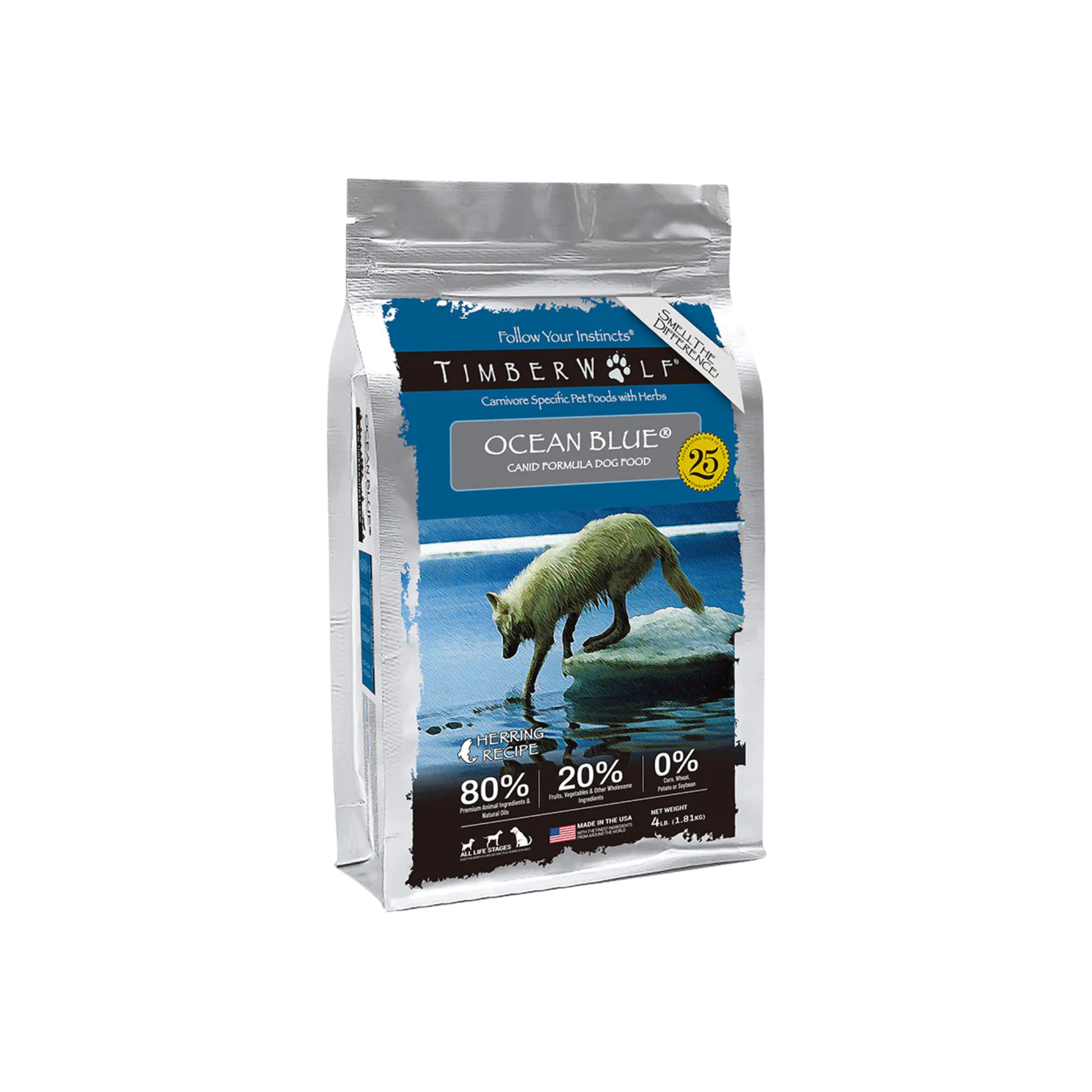 Timberwolf Ocean Blue Herring Recipe Dry Dog Food
