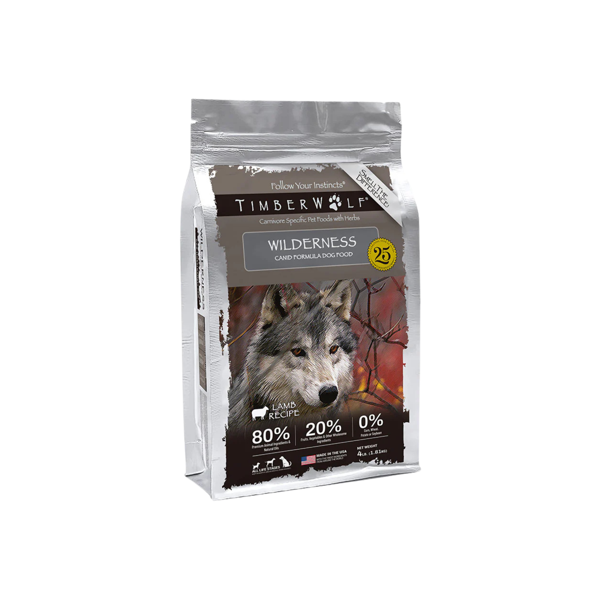 Timberwolf Wilderness Lamb Recipe Dry Dog Food