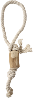 COFFEE WOOD and ROPE tug and chews! Made with real, ecologically sourced coffee wood. Great for tough chewers. Helps with Dental Hygiene!