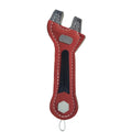 Tuff Leather & Wool Dog Toy - Monkey Wrench | Durable Tug Toy for Heavy Chewers | Eco-Friendly & Hand-Stitched