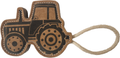 Tuff Dog Toy Tractor – Durable Leather & Wool for Heavy Chewers, Eco-Friendly Tug Toy, Hand-Stitched & Safe
