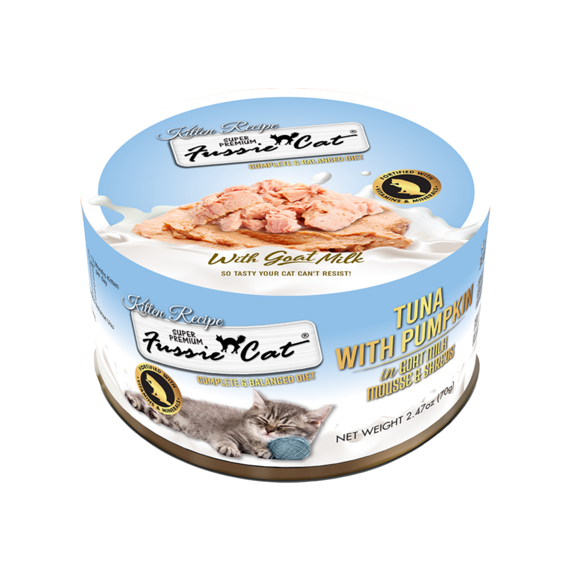 Tuna with Pumpkin In Goat Milk Mousse & Shreds Kitten Recipe