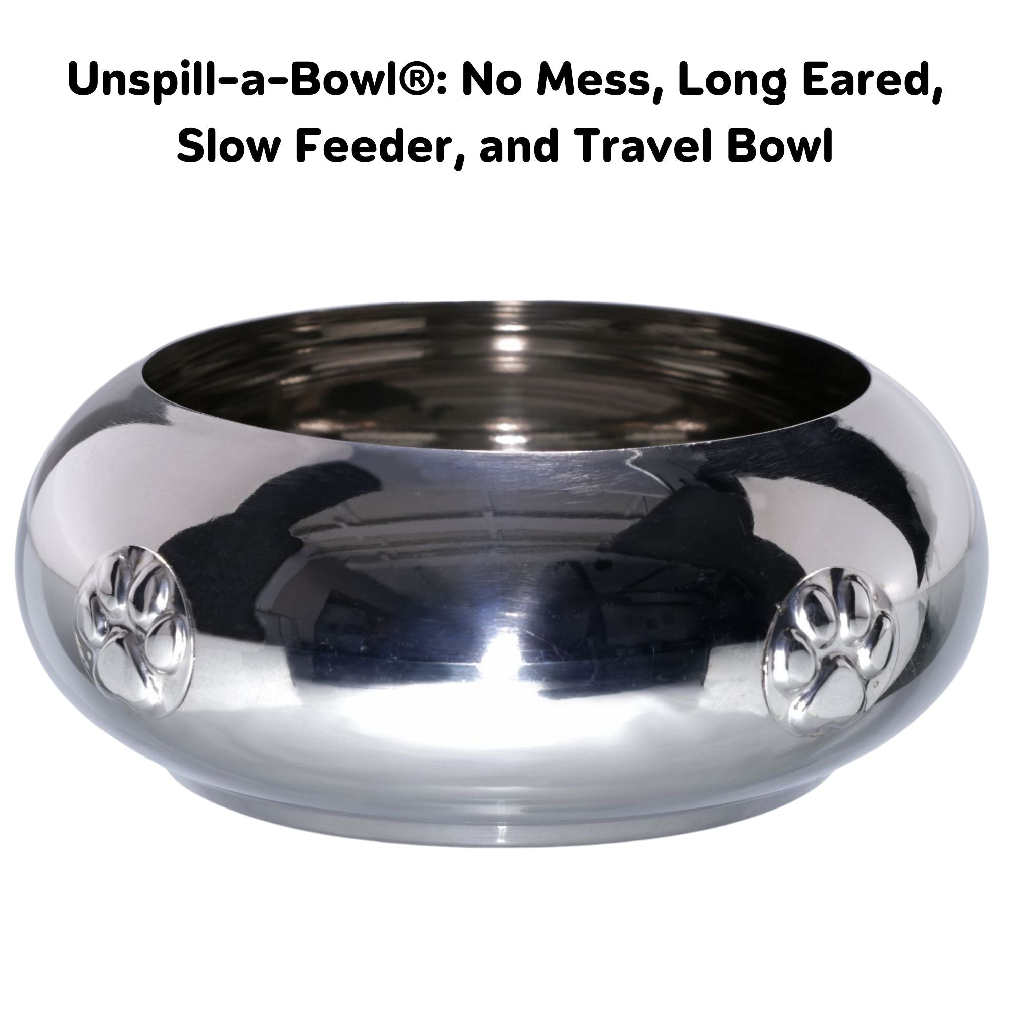 Individual Stainless Steel Pet Bowls – Small to XL Sizes | Non-Skid, Durable, Dishwasher Safe Dog & Cat Food Dish