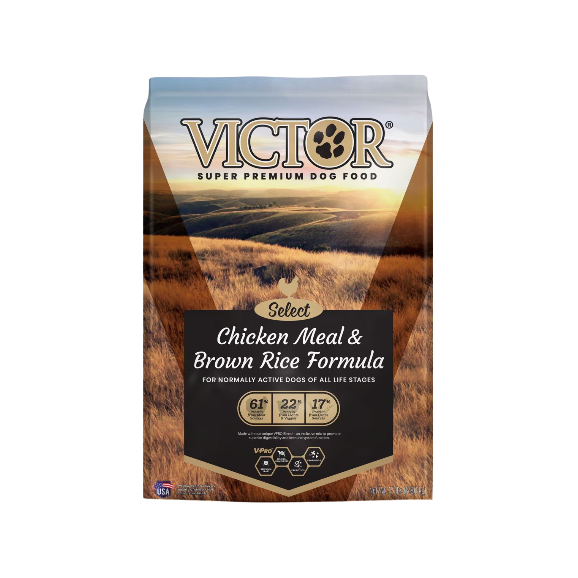 Victor Select Chicken Meal & Brown Rice Formula Dry Dog Food