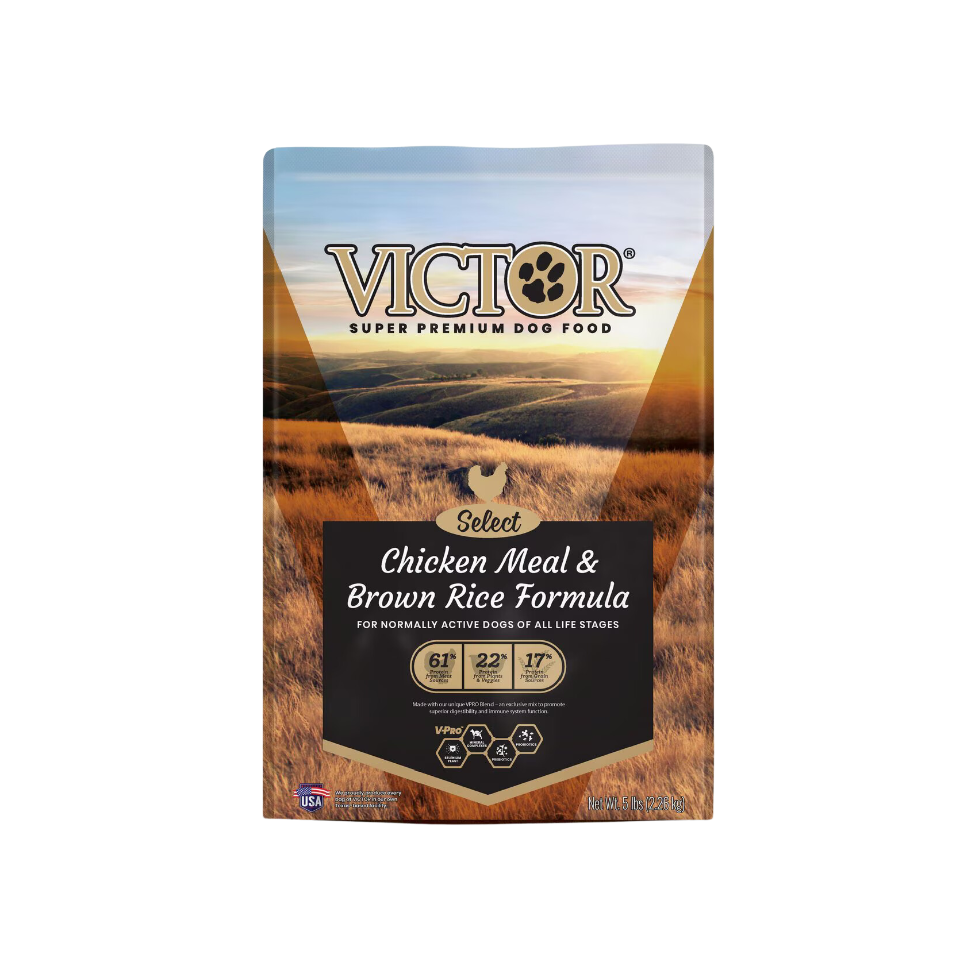 Victor Select Chicken Meal & Brown Rice Formula Dry Dog Food