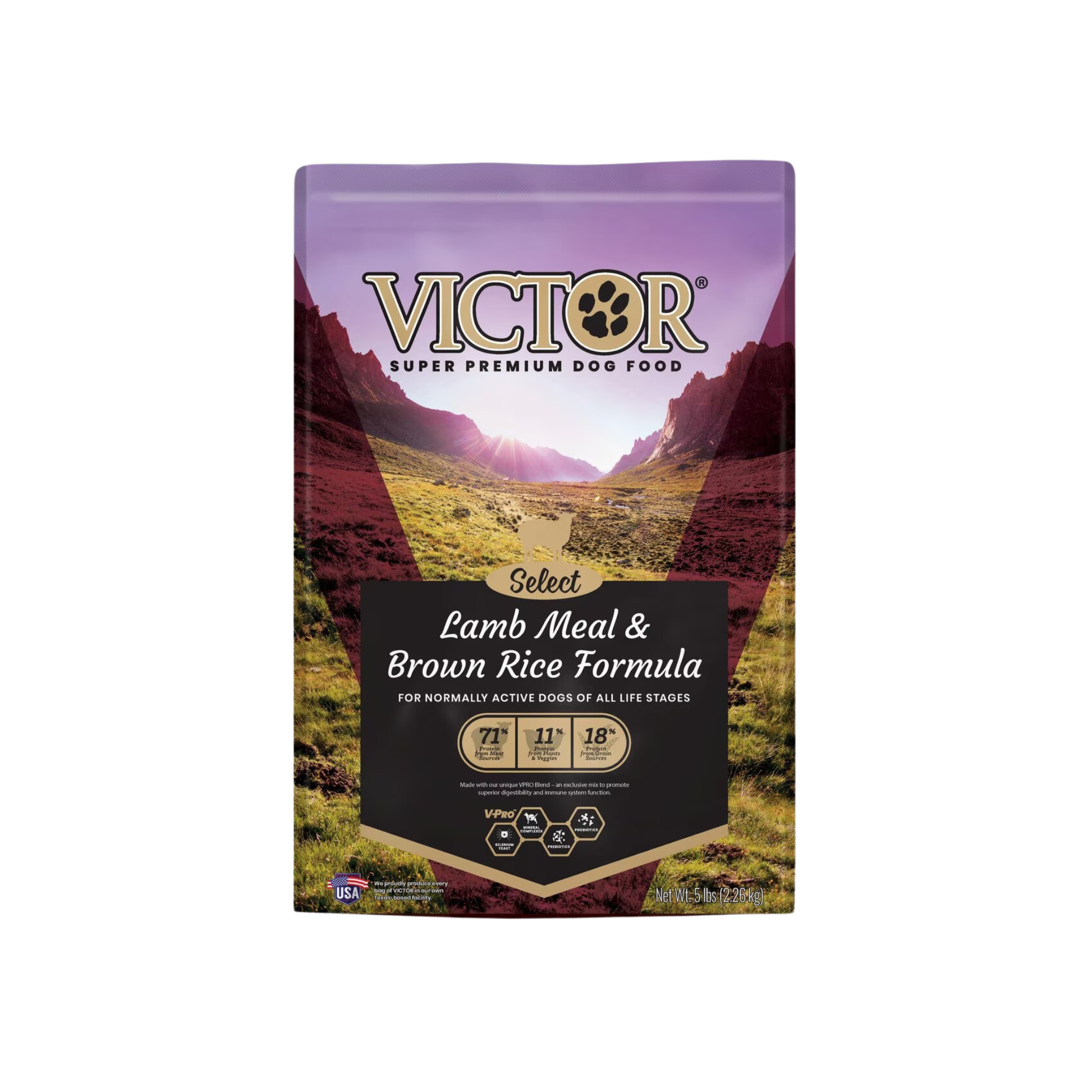Victor Select Lamb Meal & Brown Rice Formula Dry Dog Food
