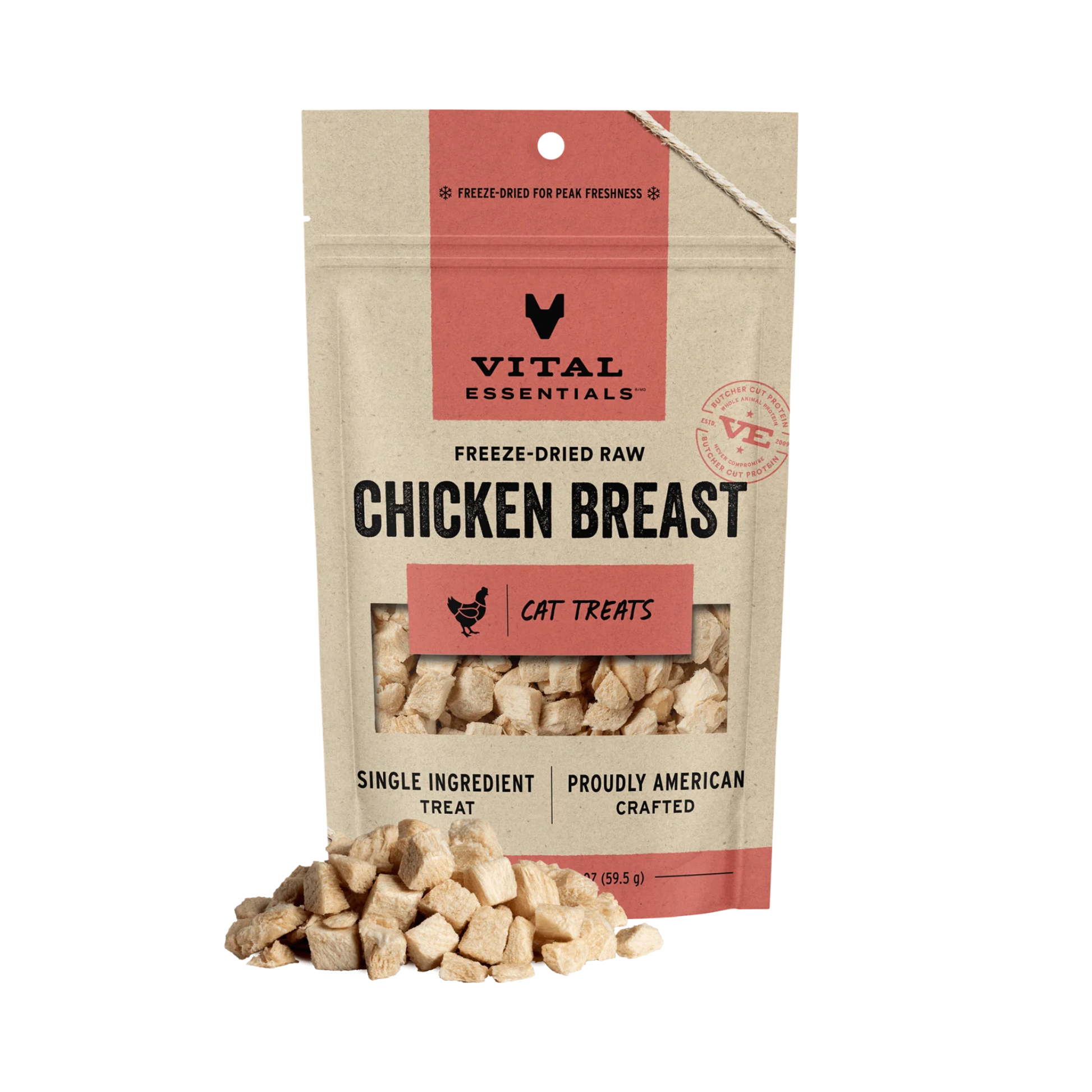 Vital Essentials Freeze-Dried Raw Chicken Breast Cat Treats