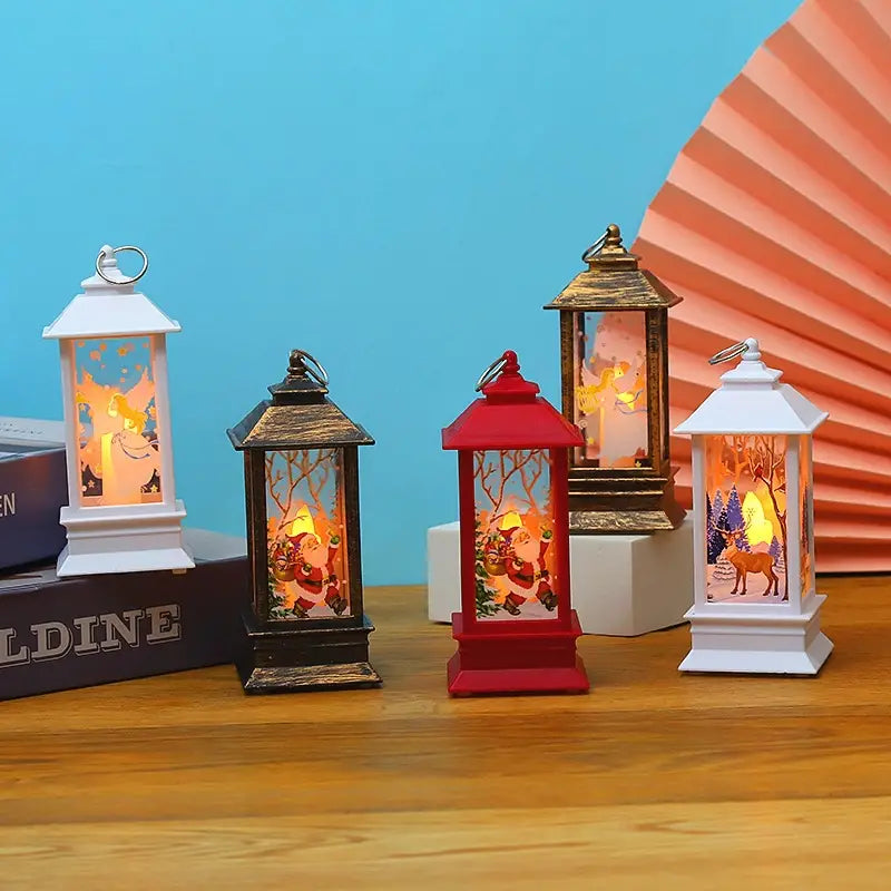 Classic Holiday Electric Candle Lantern