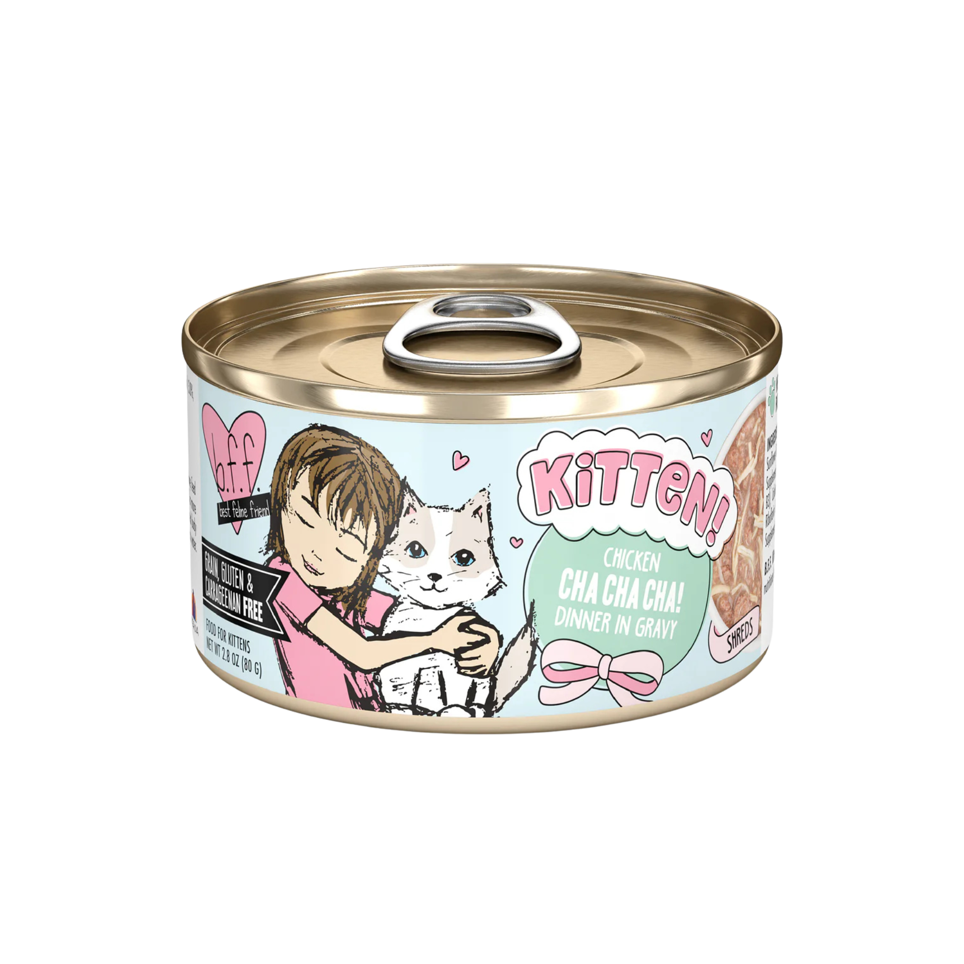 Weruva BFF Kitten Chicken Cha Cha Cha! Chicken Dinner in Gravy Wet Cat Food
