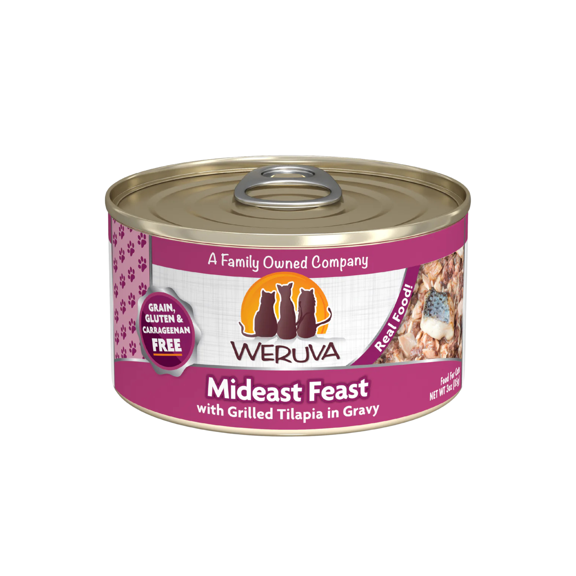 Weruva Mideast Feast Grilled Tilapia in Gravy Wet Cat Food