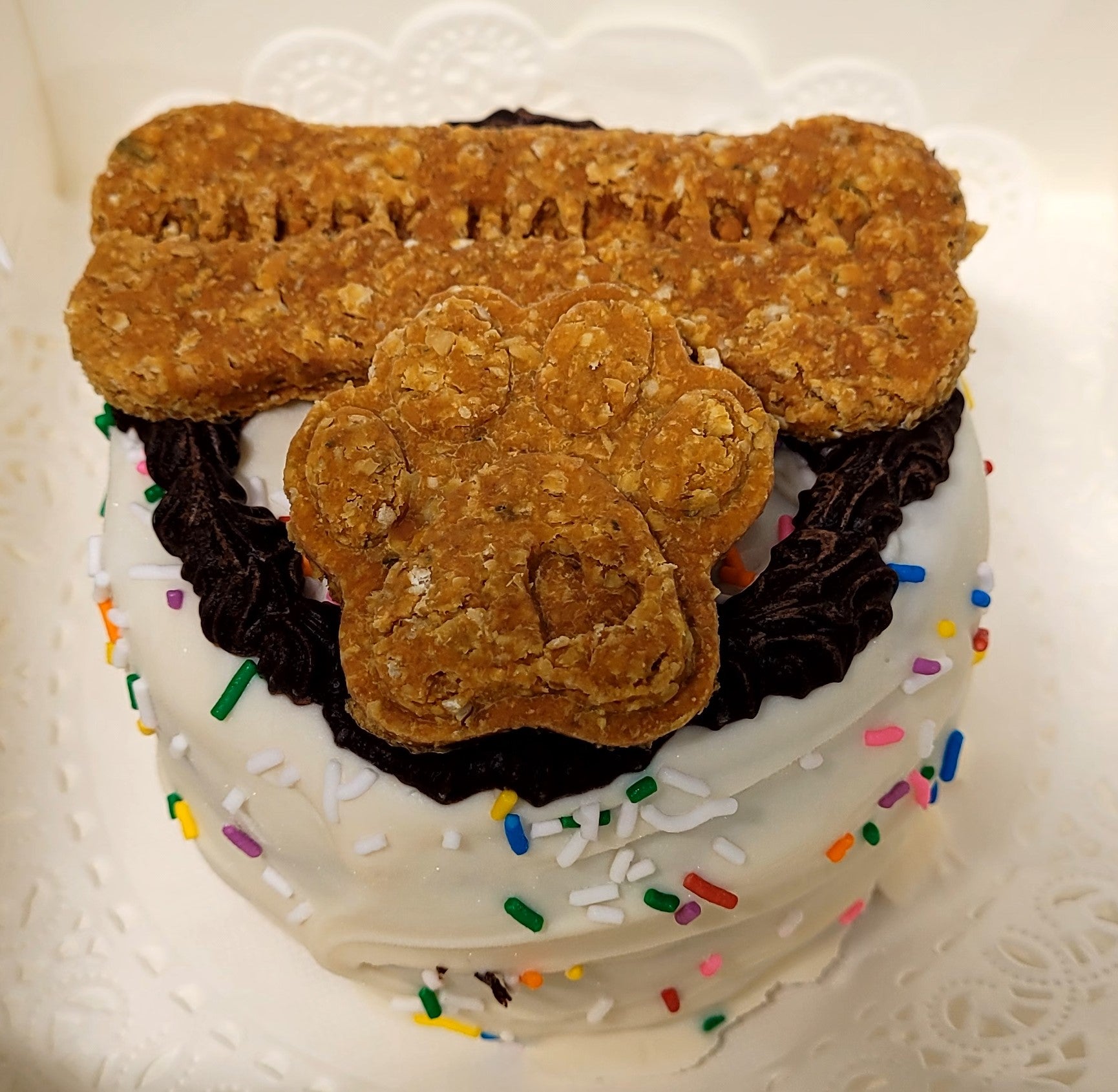 Dog Birthday Cake. Happy BARKday!