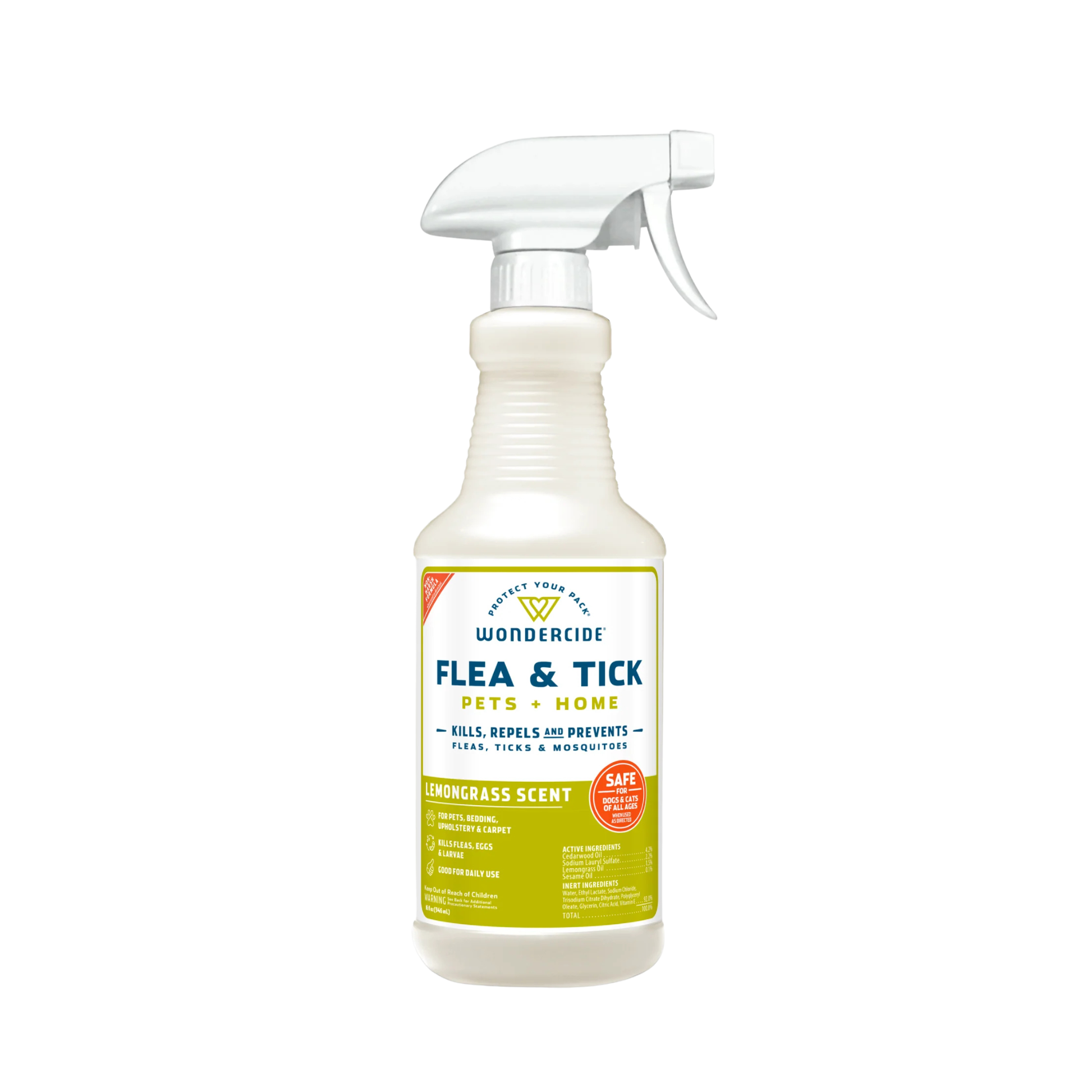 Wondercide Flea & Tick Spray for Pets + Home with Natural Essential Oils