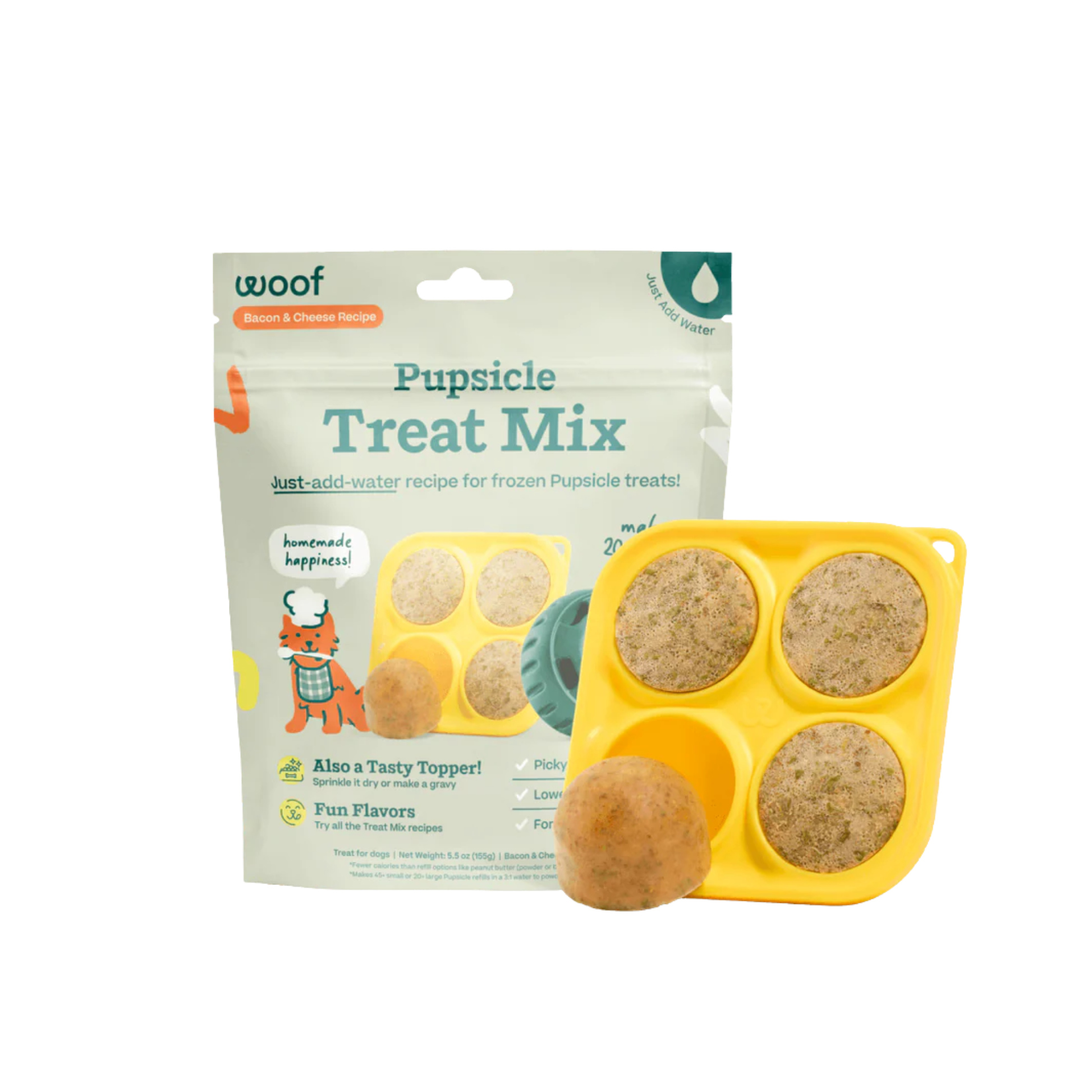 Woof Bacon & Cheese Pupsicle Mix