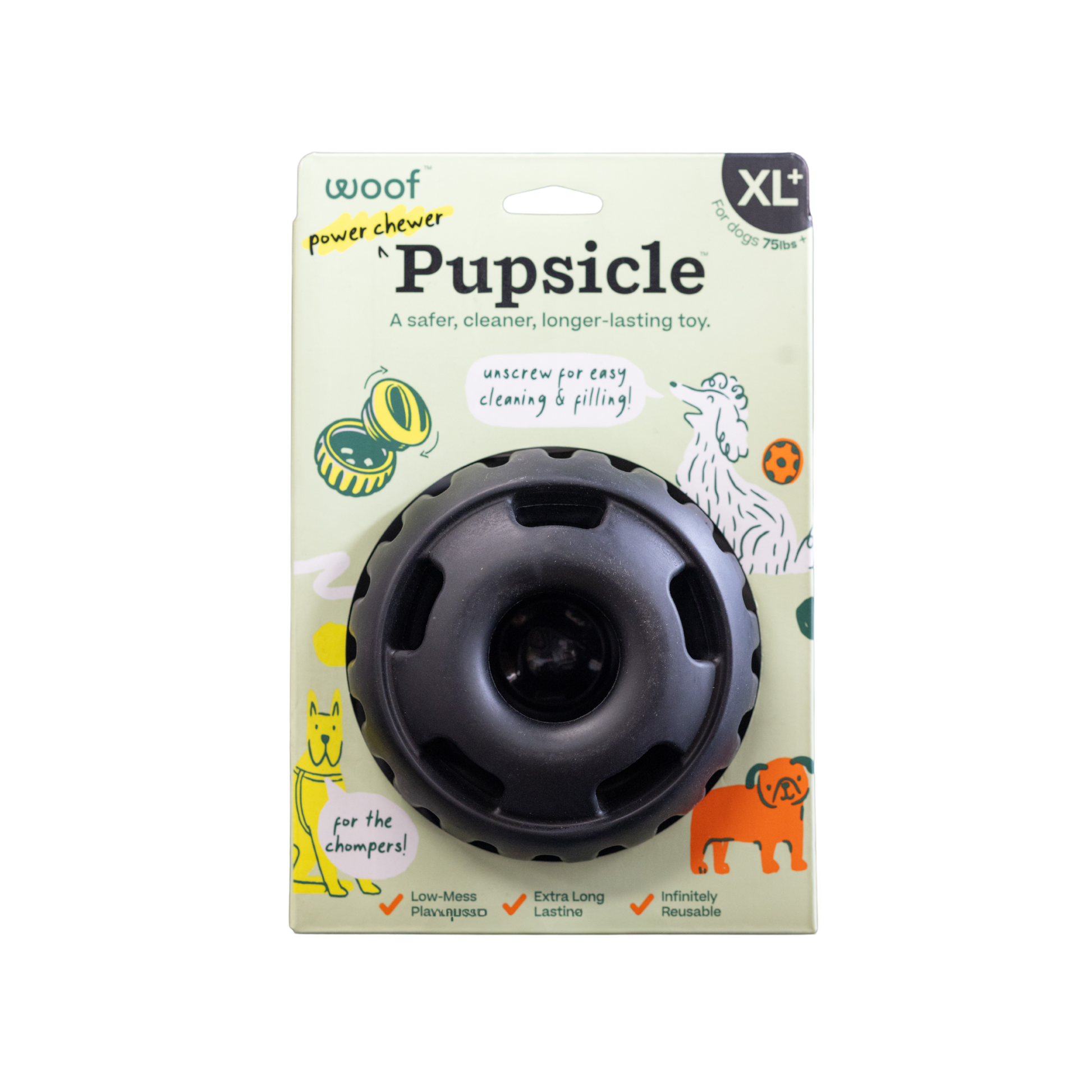 Woof Power Chewer Pupsicle Enrichment Toy