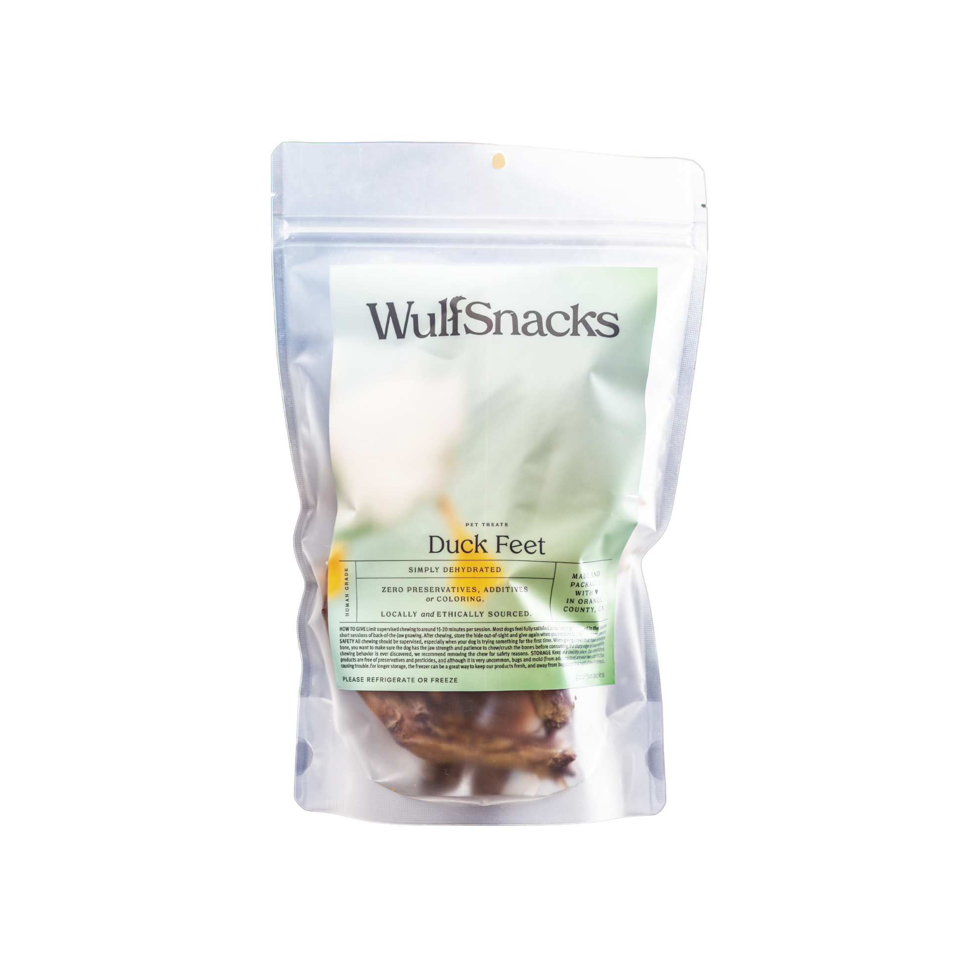 WulfSnacks Dehydrated Duck Feet