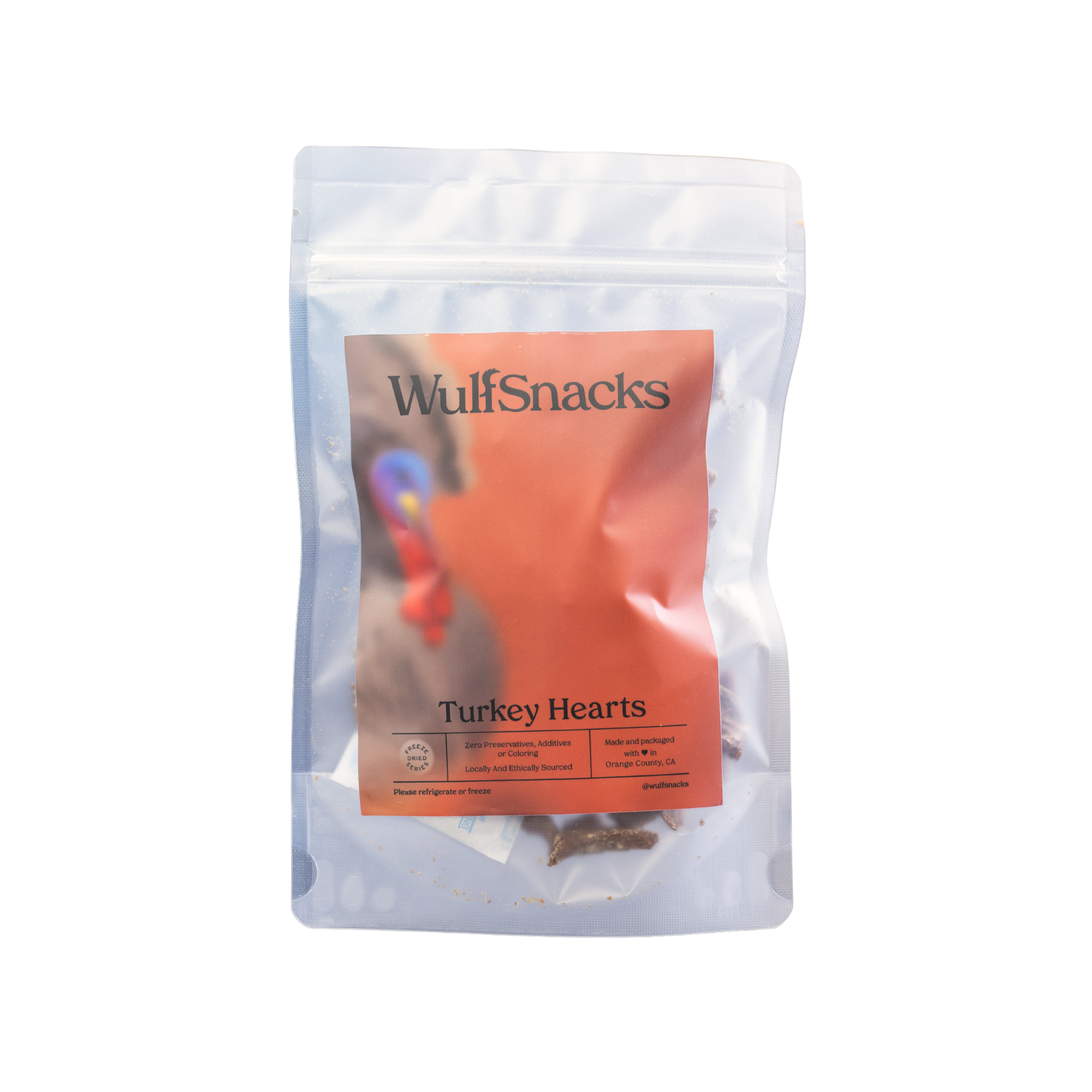 WulfSnacks Freeze-Dried Turkey Hearts