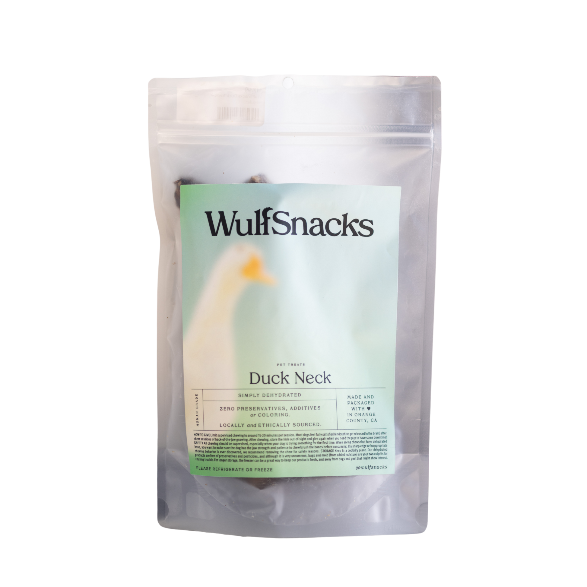 WulfSnacks Dehydrated Duck Necks
