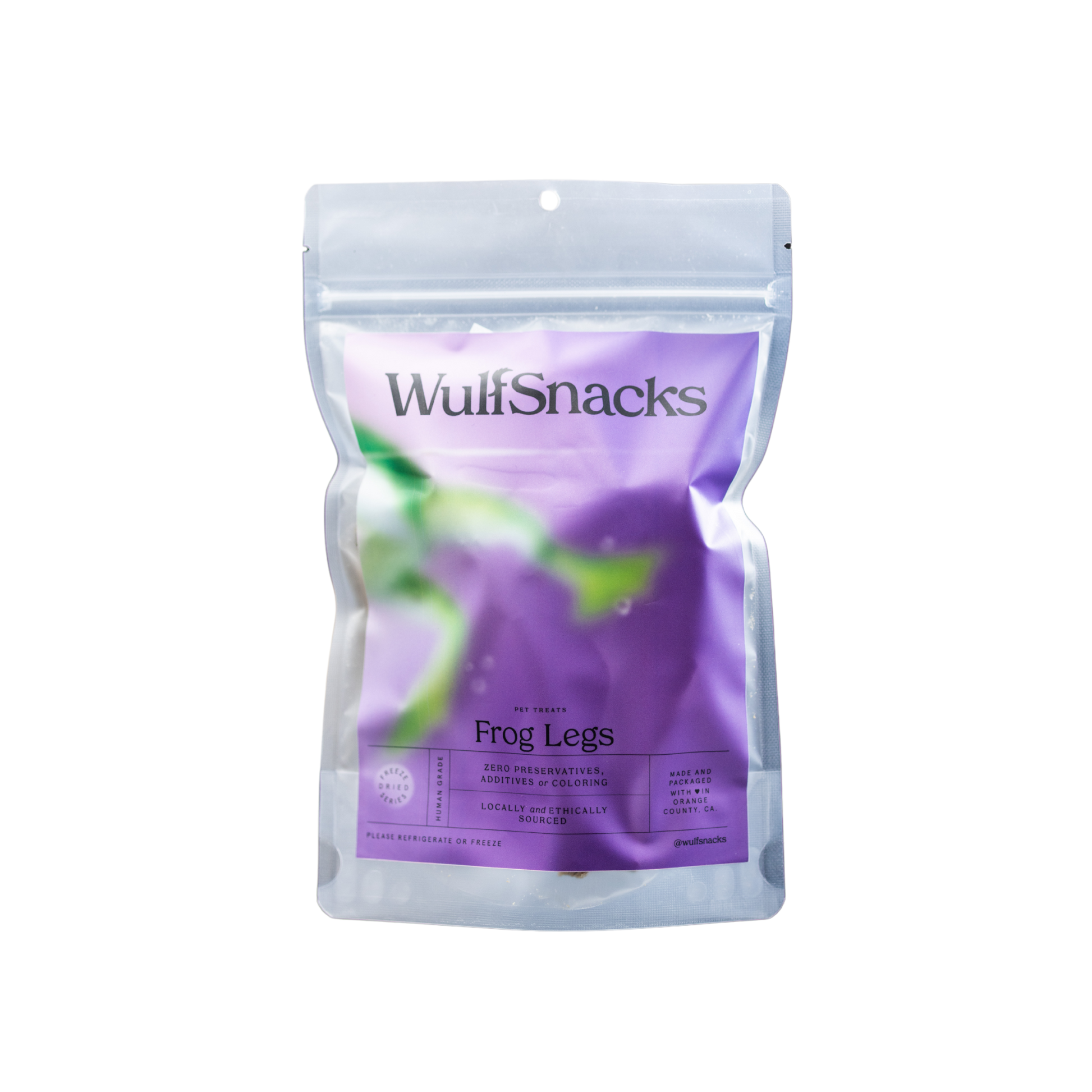 WulfSnacks Freeze-Dried Frog Legs