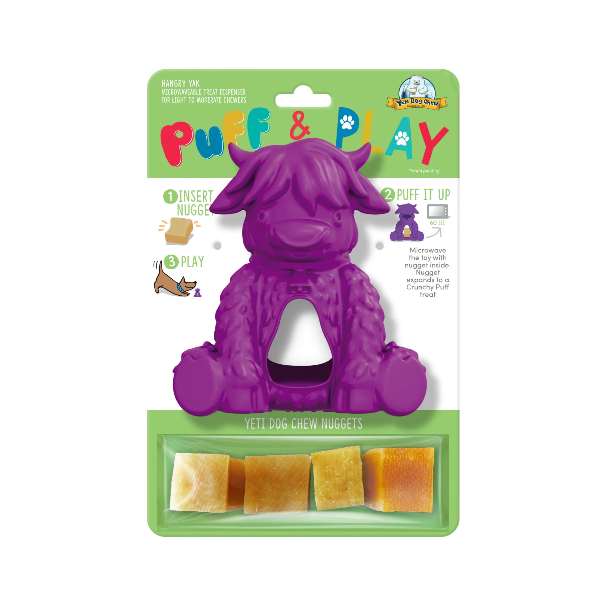 Yeti Dog Chew Puff & Play Hungry Yak