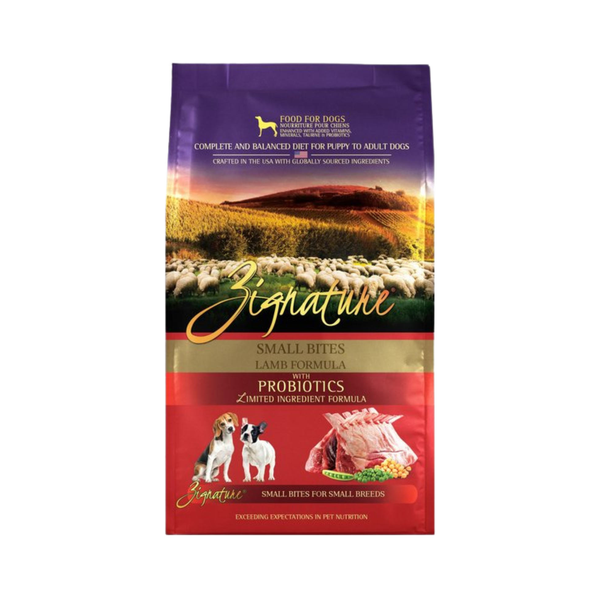 Zignature Lamb Formula Small Bites Dry Dog Food