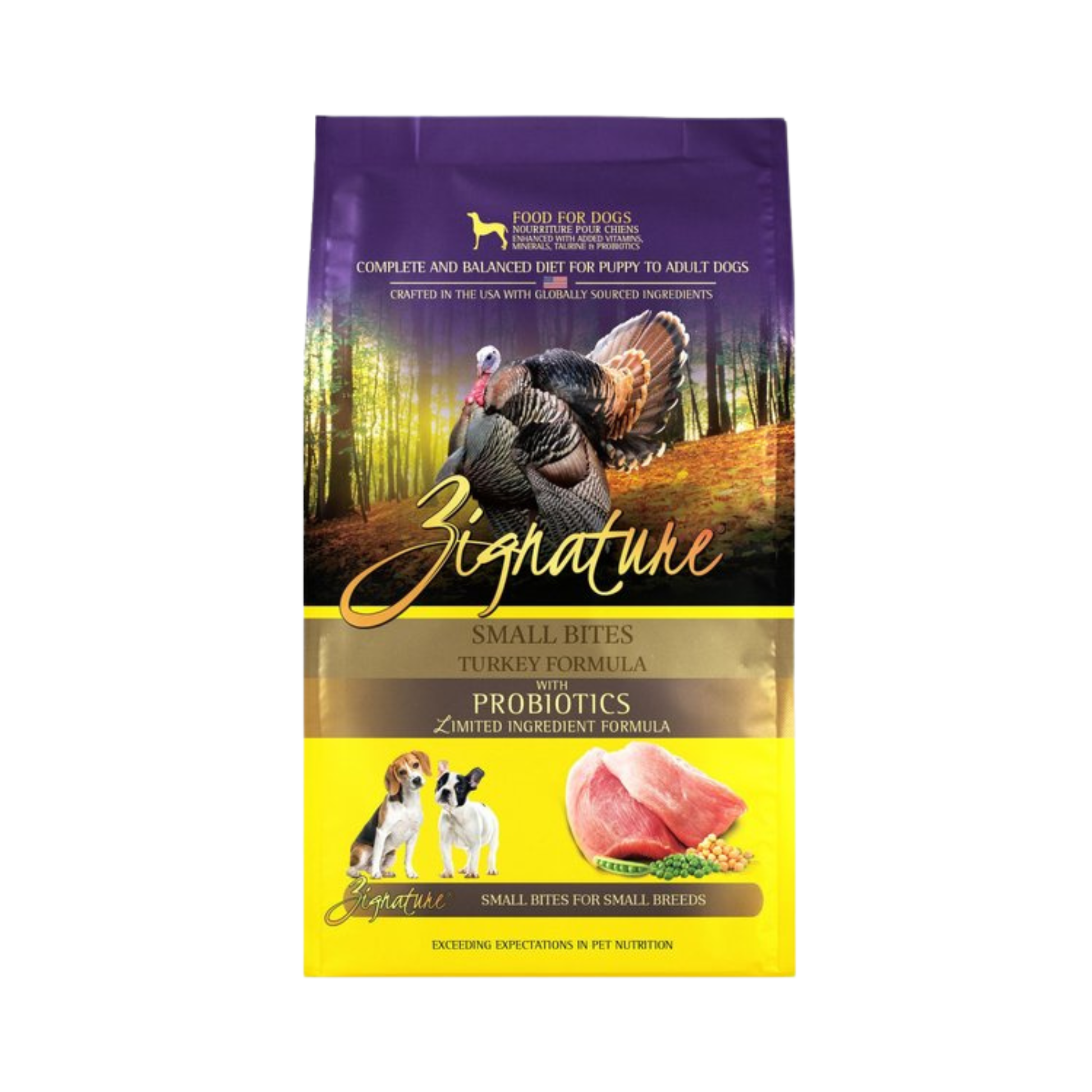 Zignature Turkey Formula Small Bites Dry Dog Food