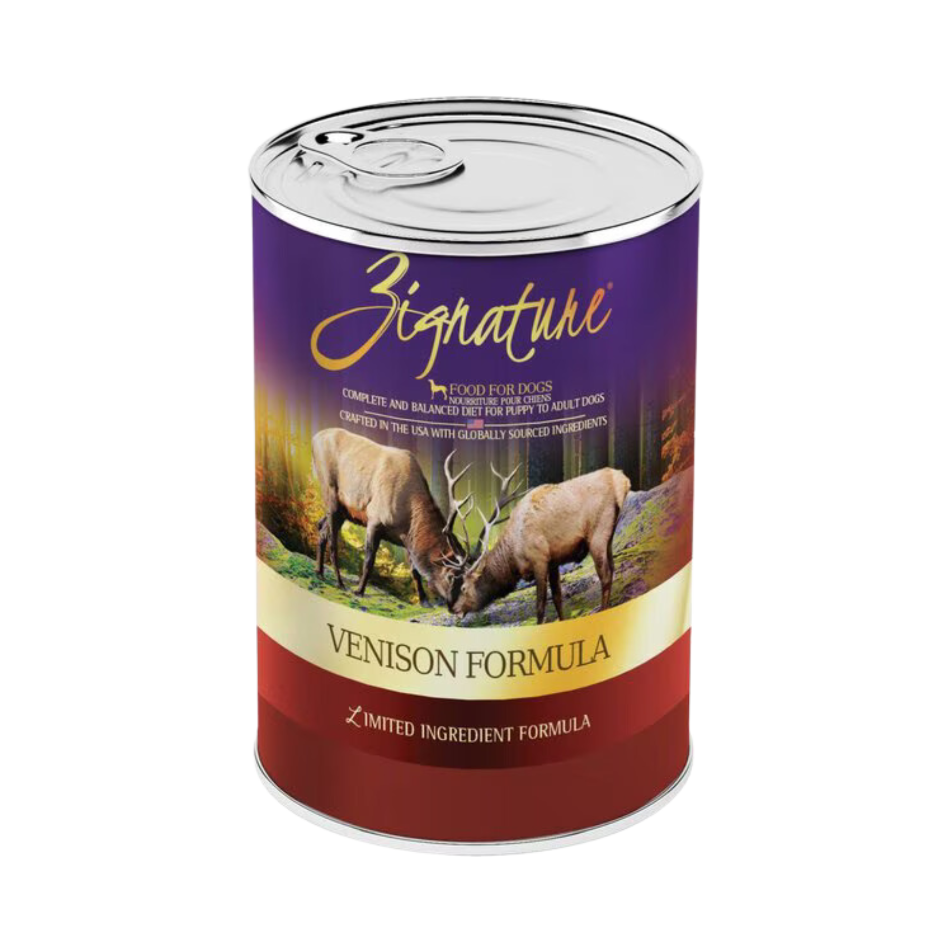 Zignature Venison Formula Wet Dog Food