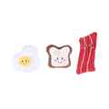 Zippy Paws Miniz 3-Pack Breakfast Foods