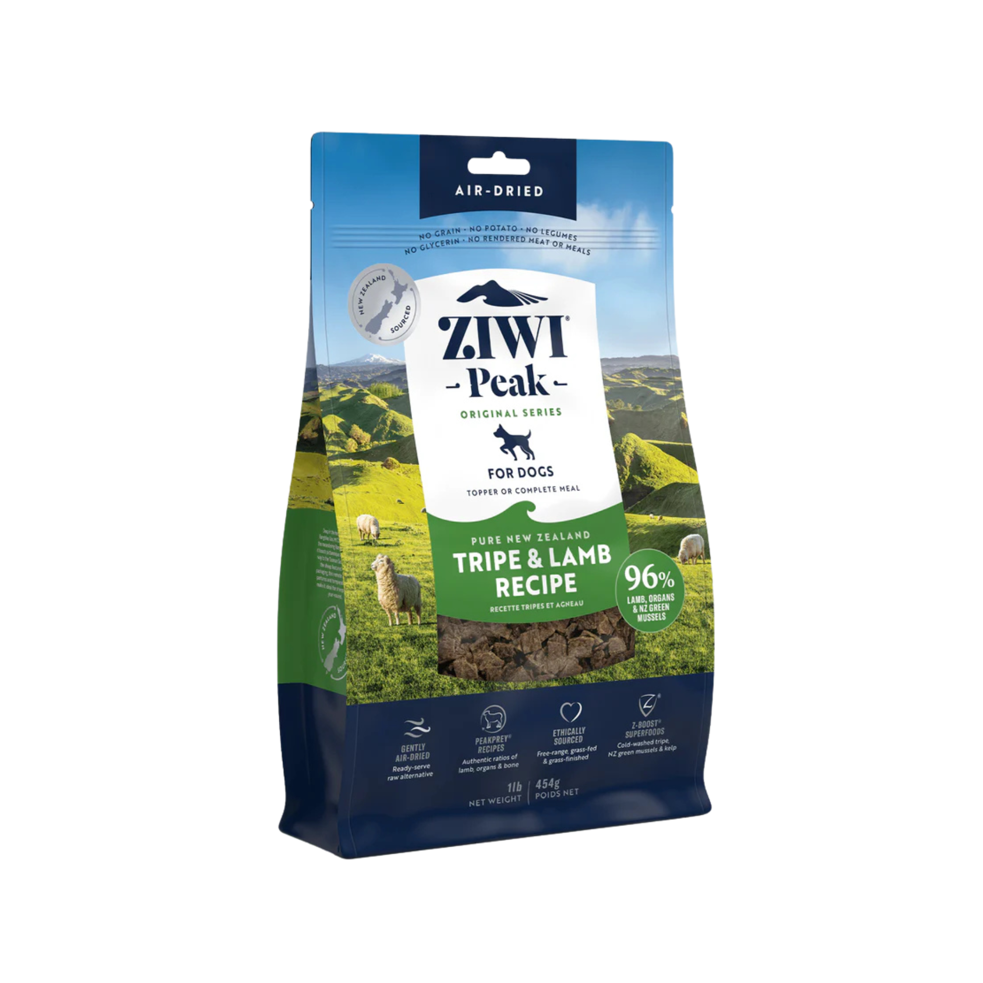 Ziwi Peak Air-Dried Tripe & Lamb Recipe Dog Food