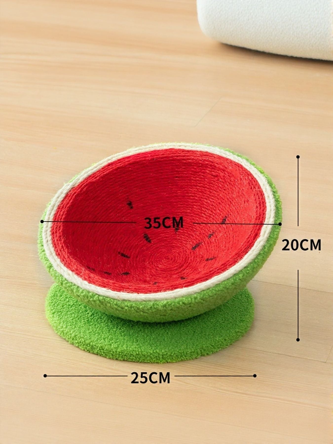 Watermelon Shaped Cat Scratching Post Nest