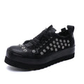 Niche Design Leather Canvas Breathable Handmade Shoes