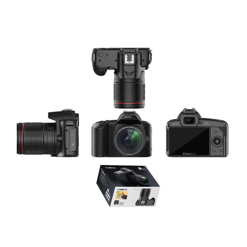 D5 64 Megapixels HD Screen Wifi Digital Camera 4K Night Vision