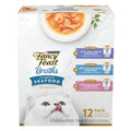 Purina Fancy Feast Broths Adult Complement Wet Cat Food - (12) 1.4 oz. Pouches