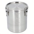 3-Piece Airtight Pet Treat Container Set – Rustic Plastic Storage Jars for Dog & Cat Snacks