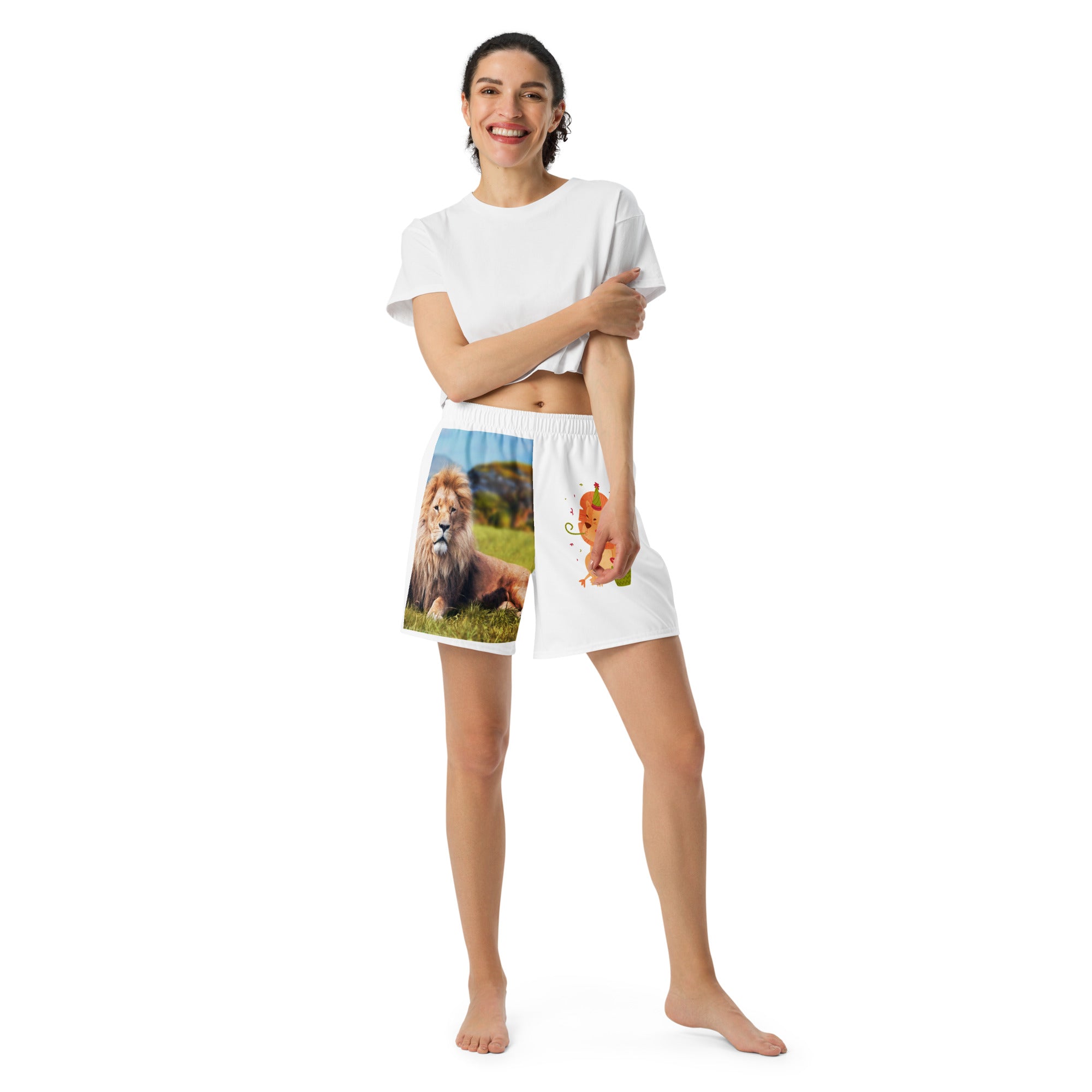 All-Over Print Unisex Athletic Long Shorts
