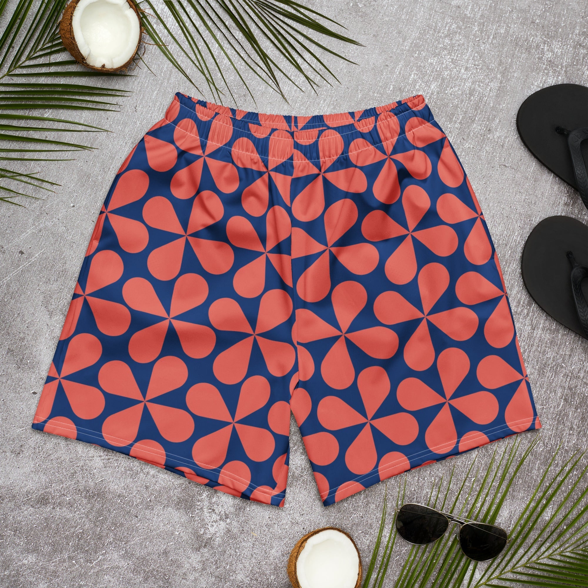 All-Over Print Unisex Athletic Long Shorts