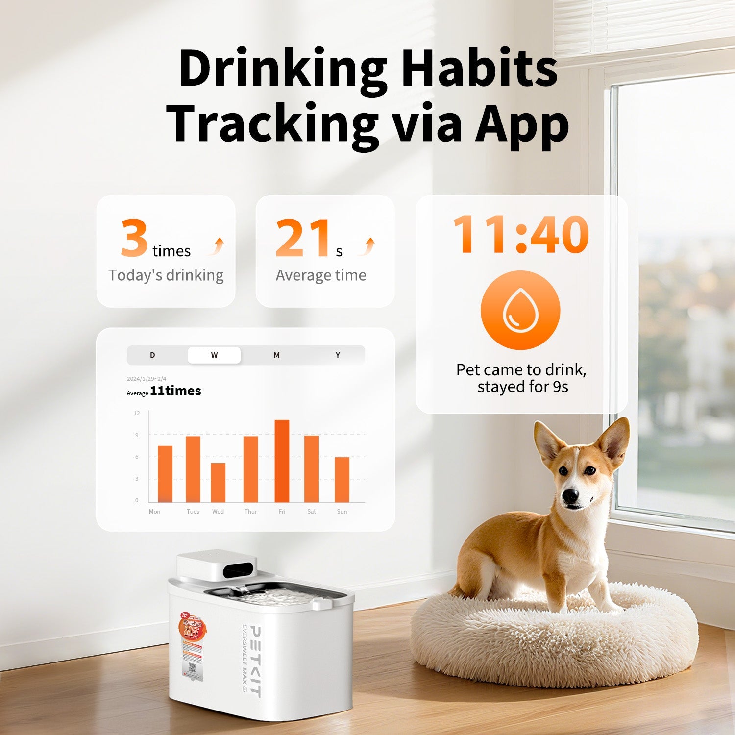 EverSweet Max 2 (UVC) Pet Water Fountain