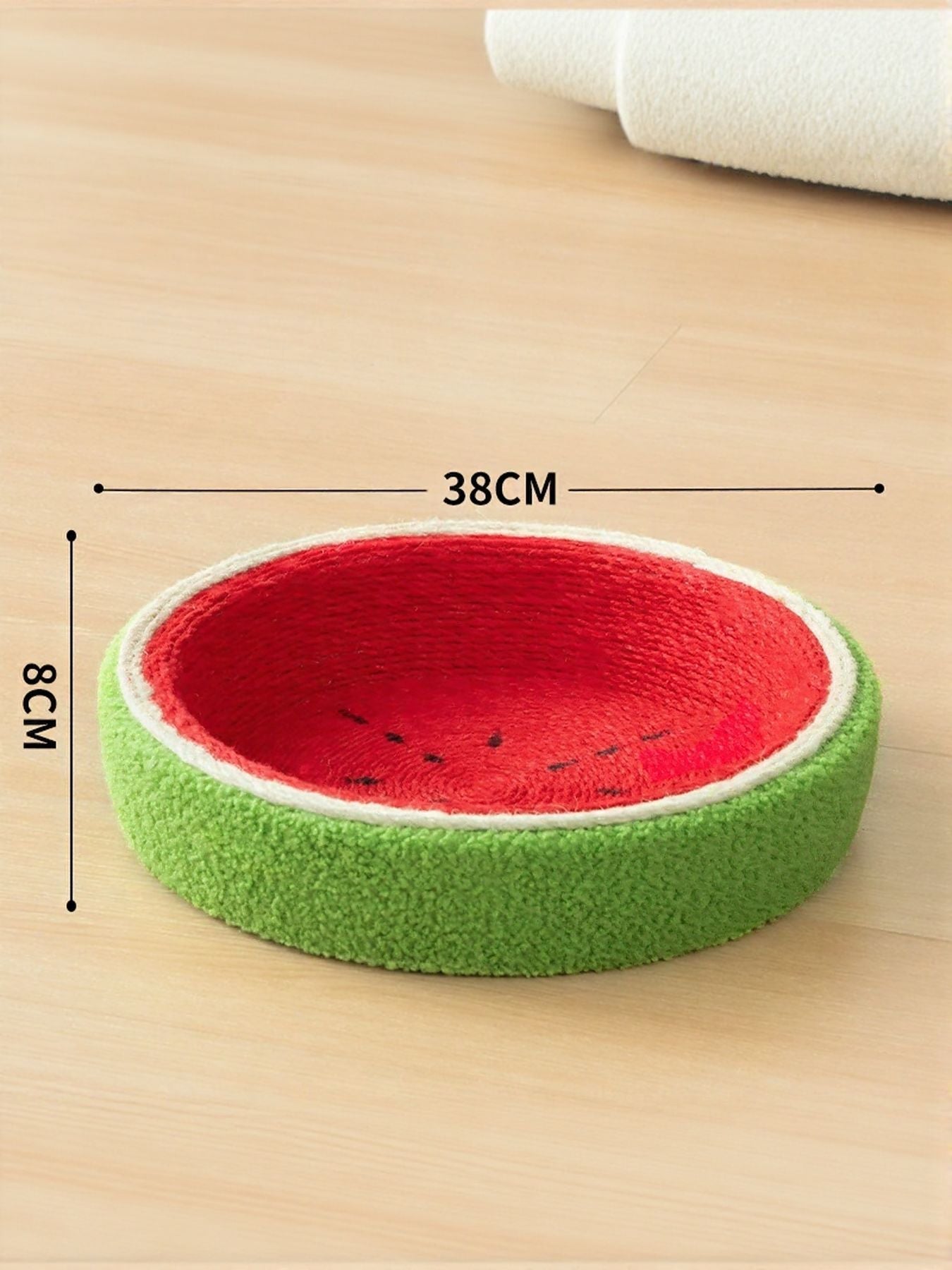 Watermelon Shaped Cat Scratching Post Nest