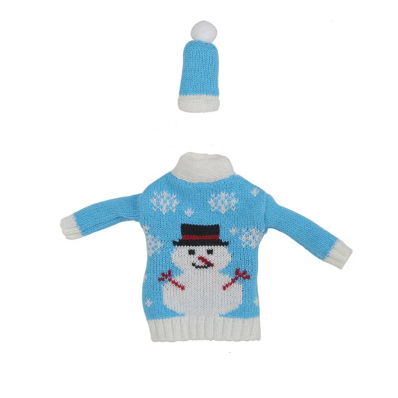 Christmas Knitted Bottle Cap Decorations