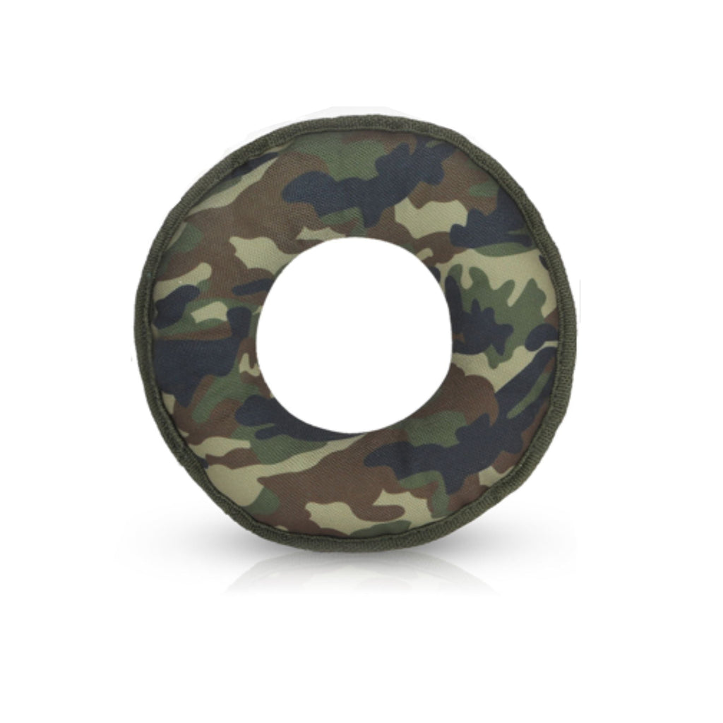 Dog Toy Set – Canvas Fetch & Chew Toys Camo Disk & Labby-Do