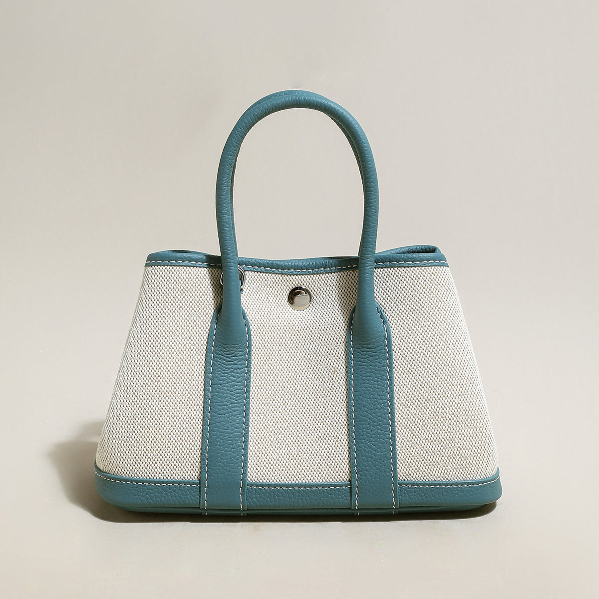 Carefree Canvas and Leather Top Handle Bag