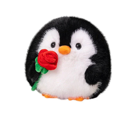 Cute Rose Penguin Doll Plush Toys