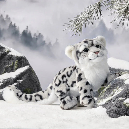 Cute Snow Leopard Stuffed Animal Plush Toy Doll