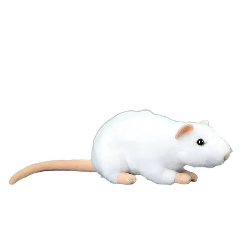 Cute Soft White Mouse Plush Toy Doll